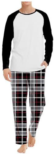 Pigiama Da Uomo Invernale Felpato - Caldo Pigiamone in Pile Per Primavera e Inverno