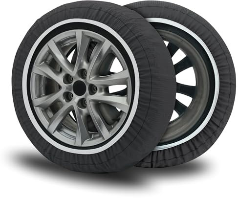 COMPASS Textil Schneeketten für Reifen 235/85 R16, EN16662-1 Homologiert, ÖNORM, (XXL) 1 Paar