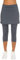 PINSPARK Rock mit Leggings Damen Hohe Taille Tennisrock 2-In 1 Schnelltrocknend Sportrock Winter Hockey Laufen Skates Röcke Golf Yoga Hosenrock Grau M