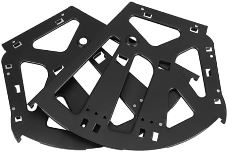 HEALEEP 2stücke Scharniere Für Schuhschrank Robuste Metallbeschläge Schwarze Dreilagige Klapprahmenbeschläge Schranktürbeschläge Für Verdeckte Schuhaufbewahrung Einfaches Klappdesign Für l