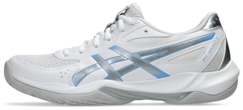 ASICS Women's Gel-Rocket 12 Volleyball Shoes, 9, White/Cloud Grey