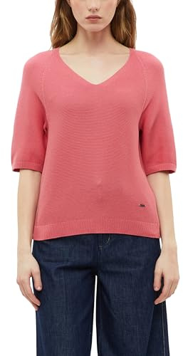 s.Oliver Kurzarm-Strickpullover aus Baumwollmix
