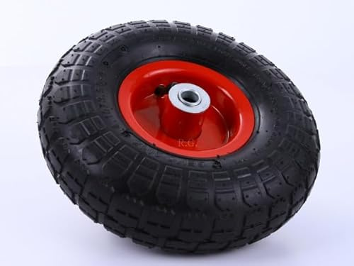 Unbekannt Sackkarrenrad Ersatzrad Reifen Luftrad Rad Bollerwagen 4.10/3.50-4 (2X Rad 4.10/3.50-4)
