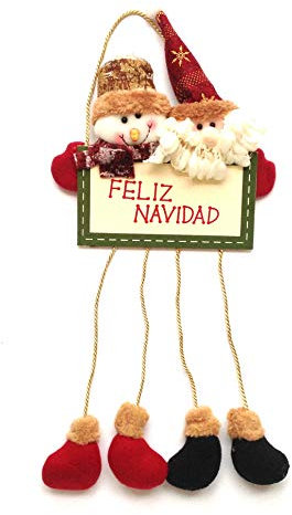 HC enterprise Papá Noel,Colgante de Navidad decoración Navidad