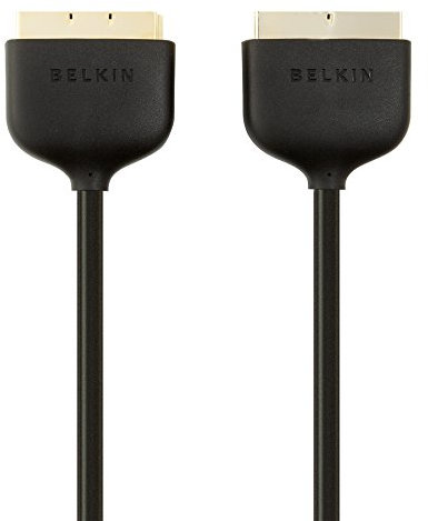 Belkin – Cable Scart m/m mit vergoldeten Kontakten-2 m – Schwarz