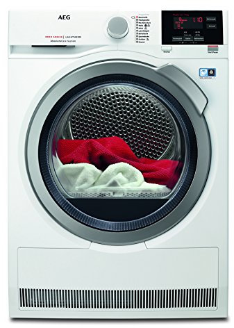 AEG T8DBA3 Wärmepumpentrockner / AbsoluteCare: Wolle-Seide-Outdoor trocknen / 8 kg / Energiesparend / Mengenautomatik / Knitterschutz / Schontrommel