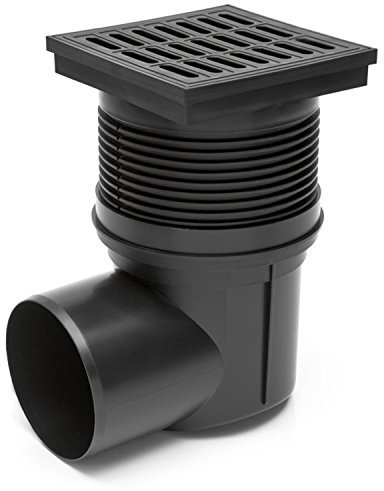 DN75 Bodenablauf Kunststoff Rückstauklappe