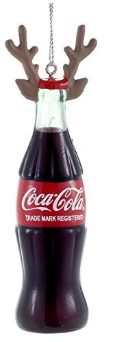 Kurt S. Adler YAMCC1151 Décoration en forme de bois de coca-Cola en forme de bouteille Rouge 11,4 cm