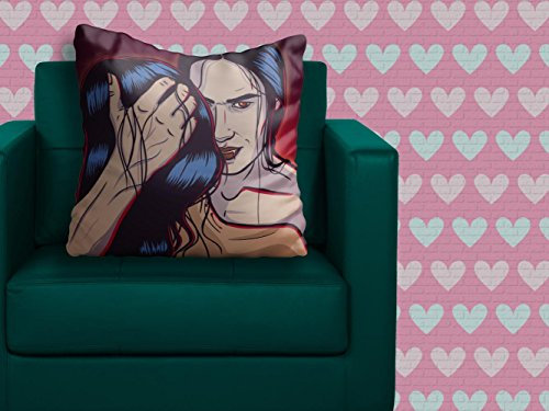 Kissen San Valentin verliebt Vampir 30 x 30 cm