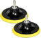 HIFROM Schleifpad mit Klettverschluss, Schwingschleifer, Polierer, HI0924-2, 2pcs (4 Pad)