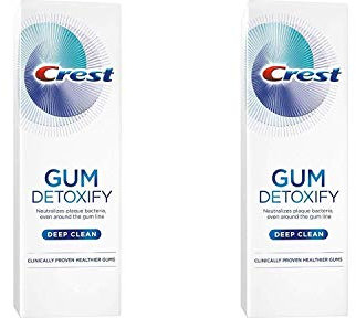 Crest Gum Detoxify Toothpaste, Deep Clean, 4.1 oz (116g) - Pack of 2