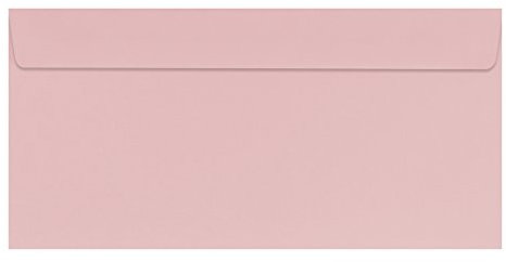 100 farbige Briefumschläge / Din lang / Farbe: rosa
