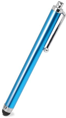 OcioDual Stylet Tactile pour écrans Tactiles, Bleu Clair, Touch Pen Compatible Smartphones, Tablettes, Moniteurs, Pointeur Capacitif Universel en Métal, Pointe en Caoutchouc, Anti Rayures