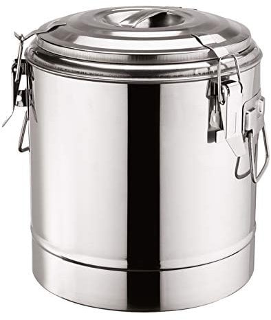 Doppelwandiger Thermospeisebehälter aus Edelstahl 12 Liter