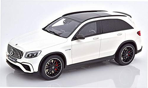 GT-Spirit Mercedes-Benz GLC 63 X253 SUV Weiss Ab 2015 1/18 Modell Auto mit individiuellem Wunschkennzeichen