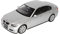 Welly B*M*W 3er E90 Limousine Silber 2005-2012 1/24 Modell Auto mit individiuellem Wunschkennzeichen