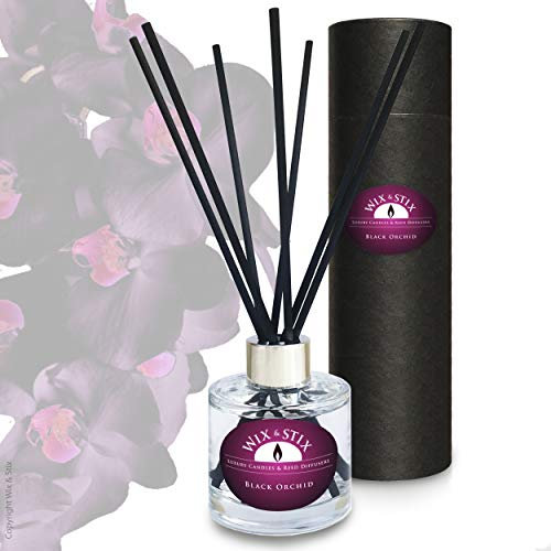 Reed Diffuser Black Orchid Luxury fragrance that lasts for at least 9 months - from Wix & Stix