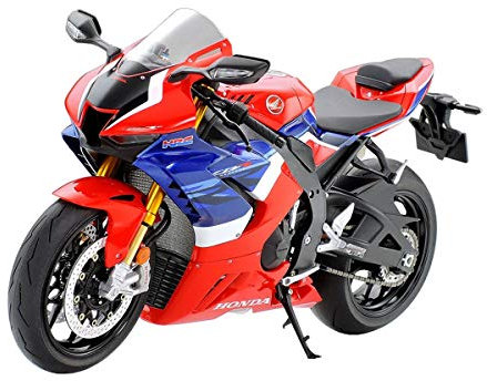 TAMIYA 1:12 Honda CBR 1000-RR-R Fireblade SP, originalgetreue Nachbildung, Modellbau, Plastik Bausatz, Basteln, Hobby, Kleben, Modellbausatz, Zusammenbauen, unlackiert