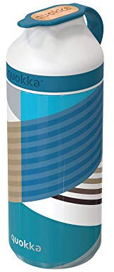 Quokka Bottiglia Acciaio Inox con Piccola Magnete 335 ML Geo, Inossidabile, Multicolore, 335ML