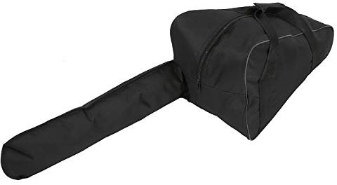 Borsa per motosega, custodia portatile di protezione impermeabile con manico lungo portatile con chiusura lampo cinghie per motosega Storage Organizer 62 nero