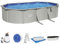 Bestway Hydrium - Piscina a parete in acciaio con sistema di filtraggio a sabbia, 610 x 360 x 120 cm, colore: Grigio