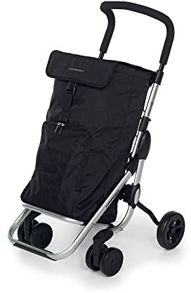 Foppapedretti Help Carrello Spesa, Nero