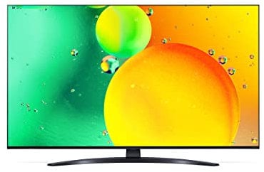 LG 43NANO769QA TV 109 cm (43 Zoll) NanoCell Fernseher (Active HDR, 60 Hz, Smart TV) [Modelljahr 2022]