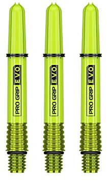 Target Darts Grün Pro Grip Evo Aluminium Dartschäfte Kurz
