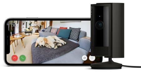 Ring Innenkamera (Indoor Camera 2. Gen.) | Überwachungskamera für den Innenbereich | 1080p-HD-Video, Privatsphäre-Sichtschutz, WLAN, ideal für Haustiere | Mini Sicherheitskamera zur Selbstinstallation