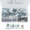 BIGP 80 Stück Gewinde Clip Mutter Set, U-Typ Blechmuttern, M4 M5 M6 M8 Blechmuttern Schnappmutter Set, Clipmuttern Schnappmuttern Karosserieklemmen Edelstahl für Auto Motorrädern