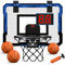 QDRAGON Mini Basketballkorb Kinder, Basketballkorb fürs Zimmer, mit 3 Bällen/Inflator/Elektronischer Anzeigetafel, Basketball Spielzeug Geschenke für Kinder Jungen Mädchen Erwachsene, Blue