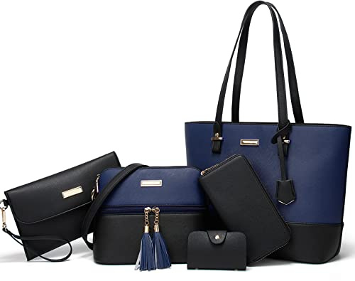 AILLOSA Handtasche Damen Groß Handtaschen Set Für Frauen Umhängetasche Taschen