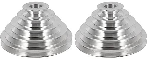 KVSERT 2 x 25 mm Bohrung Rad Typ A 5 Stufen Riemenscheibe Rad für Keilriemen Zahnriemen