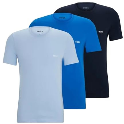 BOSS Hommes TShirtRN 3P Classic Lot de Trois t-Shirts en Jersey de Coton