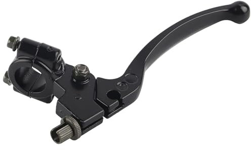 CLKE Bremshebel für Motorrad, Kupplungshebel für Motorradbremse, Kupplungshebel links, für 50 cc – 125 cc Dirt Pit Bike, Scooter, Motorräder, schwarz (22 mm, 7/8 Zoll)