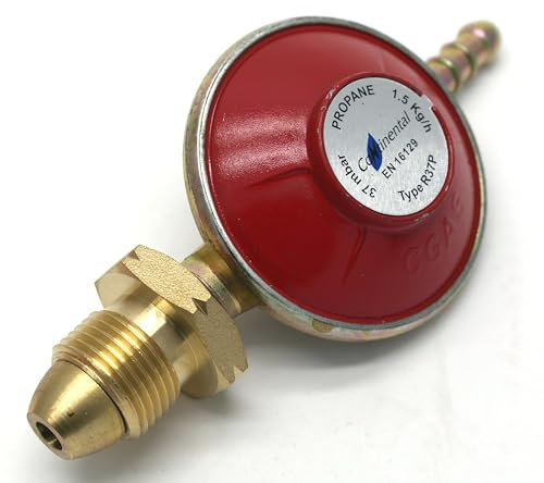 PROPANE GAS REGULATOR 37mbar STANDARD SCREW TYPE 1.5 kg/h Fits Calor/Flogas