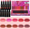Yopela Lippenbalsam mit Farbe, zum Füllen von Weihnachtsstrümpfen, Lippenbalsam mit Farbe: spendet Feuchtigkeit, lindert und repariert trockene und rissige Lippen, 1 Stück (10 Stück)