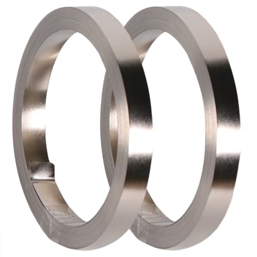 COYOUCO Nickel Strip for Battery Welding 18650, 2 Roll 10m/32.8ft 0.15x10mm Nickel Plated Strips Nickel Taps for Lithium Batteries Connector Battery Tab Cell Spot Welder