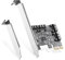 Binardat PCIE X1 a scheda SATA a 4 porte, controller SATA 3.0 da 6 Gbps, include 4 cavi e staffa a basso profilo, per Windows 10/11