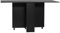 HOMCOM Mesa Plegable de Comedor Mesa de Cocina Plegable con Ruedas Alas Abatibles y Estantes para 4-6 Personas 75x140x74 cm Negro