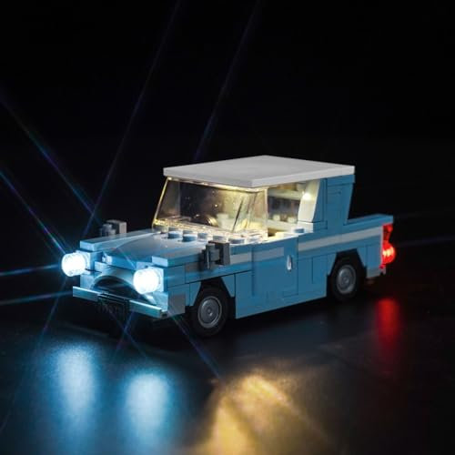 Kit d'éclairage LED pour Lego Flying Ford Anglia (pas de Lego), kit d'éclairage décoratif pour Lego 76424 Flying Ford Anglia Jouet créatif