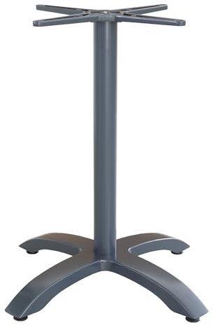 ZStyle Tischfuß aus Aluminium – Garten – Outdoor/Innen – Höhe 72 – Tischbeine – Tischfuß – Catering Restaurant Bar Bistrot – Mittelfuß – robust – robust