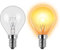 MDLITIN 2-Pack E14 Wax Warmer Bulbs 40W, 2700K Warm White G45 Small Edison Screw Light Bulb for Wax Melt Burner, Scentsy Bulb for Warmers Dimmable Wax Burner Bulb 240V, Oven Lamp, Up to 300°C