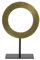 Dirk Davids Leuchten GmbH Ornament Skulptur Kreis in Metall Gold Höhe 39cm