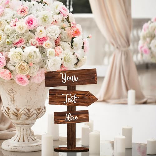 Party to Be Cartello Personalizzato Decorazione da Tavolo Personalizzata in Legno per Festa Compleanno Matrimonio Battesimo (Design 04)