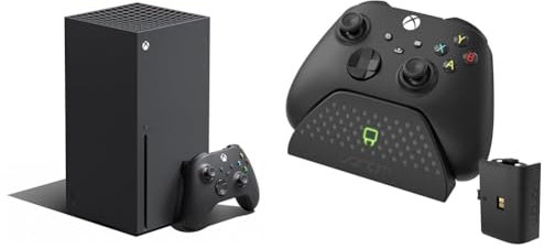 Venom Charging Dock with Rechargeable Battery Pack - Black (Xbox Series X & S / Xbox One)