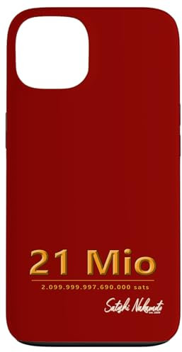 Hülle für iPhone 13 21 Millionen BTC 2.099.999.997.690.000 Satoshi Nakamoto im Jahr 2009