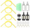 iaHOME 20 Stück Universal Benzinfilter Kit, Benzinschlauch Dichtung, Universal Kraftstoffleitung, Primer Bulb, Gummitülle Dichtung, für Freischneider, Trimmer, Mower, Heckenschere