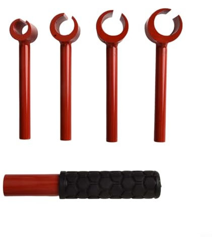 HpLive 5 Größen Scharnier Spalteinstellschlüssel Set, Metall Türband-Justier-Werkzeug Kit für Schränke und Türen