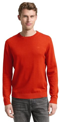 TOM TAILOR Herren Strickpullover mit Crewneck